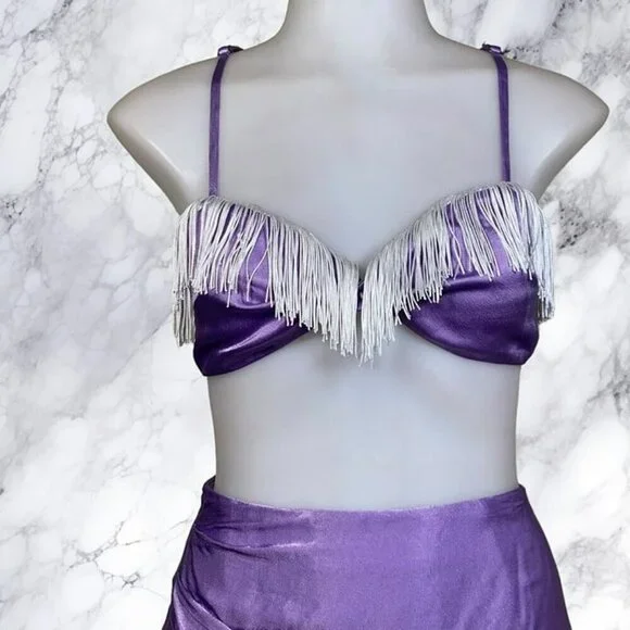 Michael Costello xREVOLVE Jasmine Top and Skort - Purple - Picture 12 of 12